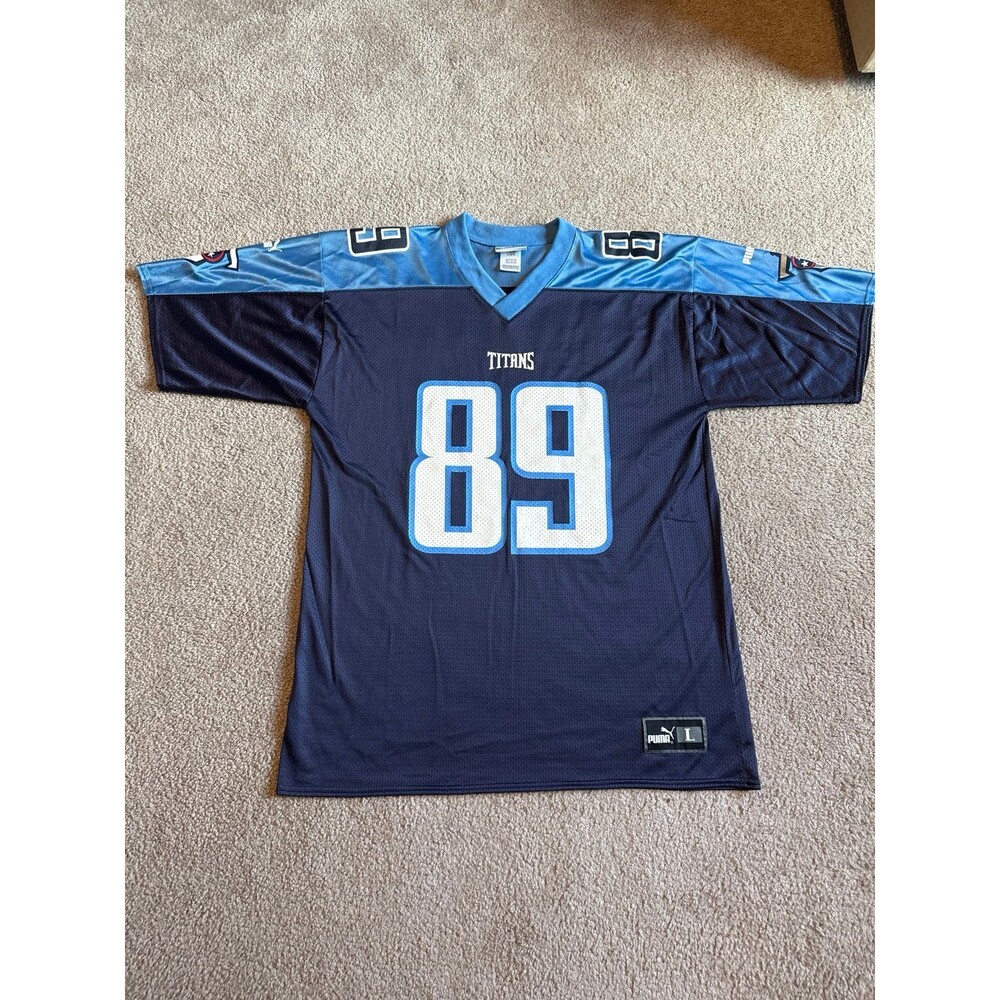 Vintage Frank Wycheck Tennessee Titans Puma Men’s NFL Jersey Size Large